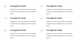 Textos Com Ícones De Verificação