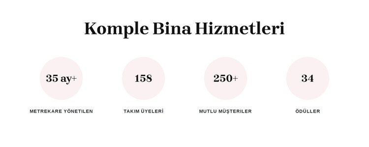 Komple bina hizmetleri CSS Şablonu