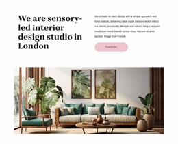We Are Interior Design Studio - Awesome Website Mockup