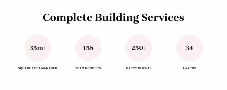 Complete building services Website Template