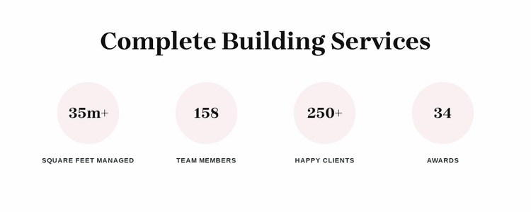 Complete building services WordPress Website Builder