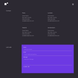 Let'S Talk - Best CSS Template