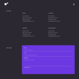 Let'S Talk - Free HTML Template