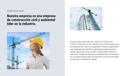 Columna De Plantilla De Cuadrícula CSS Para Los Mejores Contratistas De Edificios Industriales