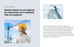 Los Mejores Contratistas De Edificios Industriales: Diseño Del Sitio Web HTML