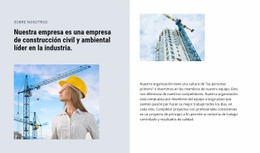 Los Mejores Contratistas De Edificios Industriales - Página De Destino Gratuita, Plantilla HTML5