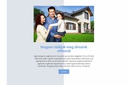 Ingatlanközvetítő Iroda - HTML Kódsablon