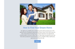 Real Estate Agency - Free Download One Page Template