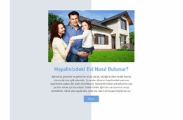 Emlâk Ofisi - Tek Sayfalık Şablonu Ücretsiz Indirin