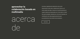 Acerca De La Colaboración Empresarial - Plantilla De Sitio Web Personal