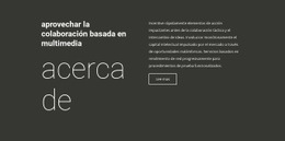 Acerca De La Colaboración Empresarial Plantilla HTML5