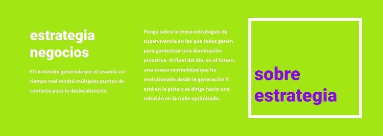 Texto sobre un fondo brillante Plantilla HTML