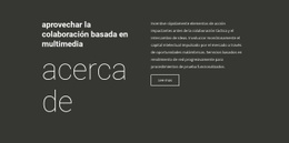 Acerca De La Colaboración Empresarial: Plantilla De Sitio Web Sencilla