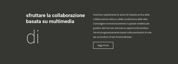 Informazioni sulla collaborazione aziendale Progettazione di siti web