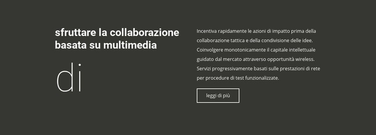 Informazioni sulla collaborazione aziendale Modello