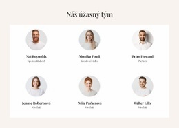 Bezplatná Šablona Návrhu Pro Úžasný Tým