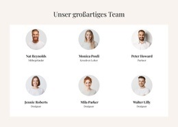 Das Tolle Team - Schöne Vorlage Für Eine Seite