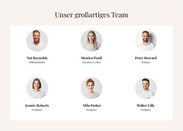 Benutzerdefinierte Schriftarten, Farben Und Grafiken Für Das Tolle Team