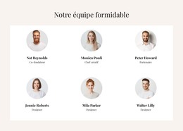 L'Incroyable Équipe - Modèle De Page HTML