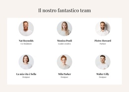 Splendido Tema WordPress Per La Squadra Straordinaria