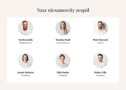 Niesamowity Zespół - Szablon Strony HTML