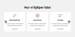 Multipurpose WordPress-Tema För Marknadsföring, Strategi, Verksamhet