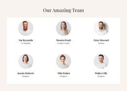 Free Design Template For The Amazing Team