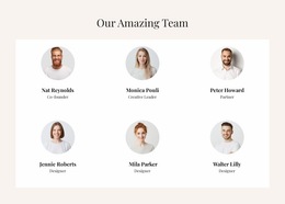 Build Your Own Website For The Amazing Team