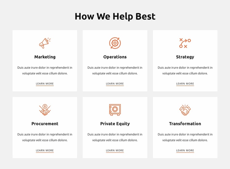 How we help best eCommerce Template