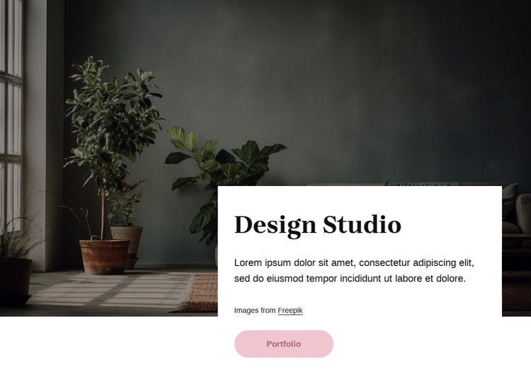 Interior design with care CSS Template