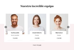 Bloque De Equipo Con Superposición. - Plantilla De Creación De Sitios Web