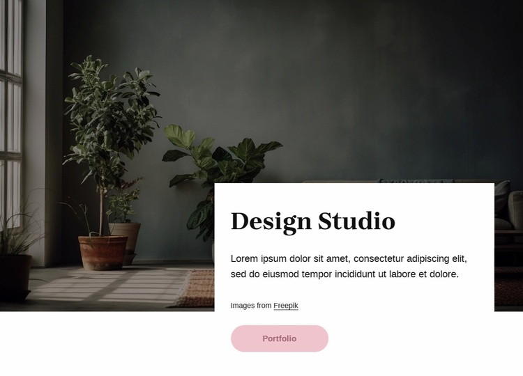 Interior design with care Website Design