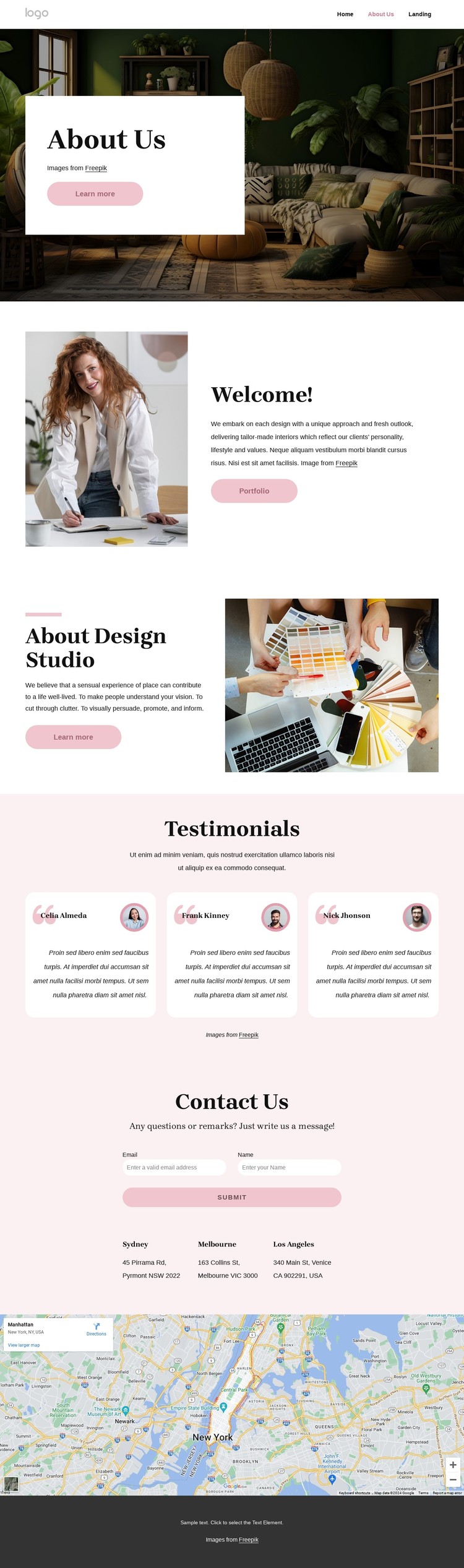 Creative interior solutions CSS Template