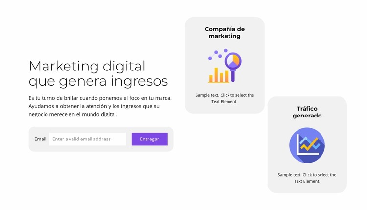 Marketing digital que genera ingresos Plantilla Joomla