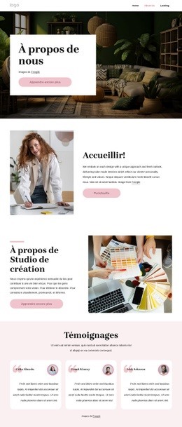 Solutions D'Intérieur Créatives - Multipurpose HTML Layout Generator