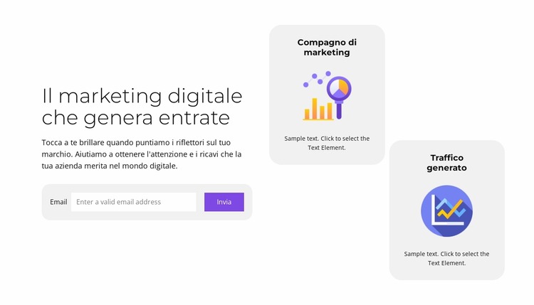 Il marketing digitale che genera entrate Modello Joomla