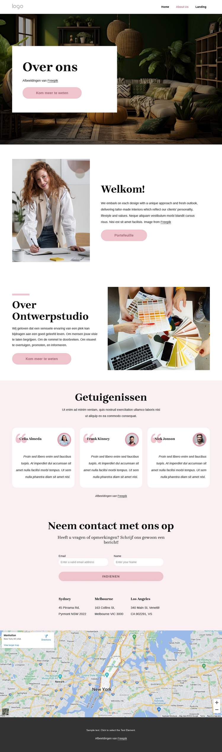 Creatieve interieuroplossingen WordPress-thema