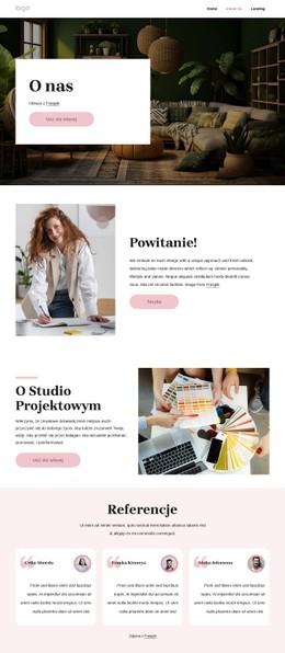 HTML5 Responsywny Dla Kreatywne Rozwiązania Wnętrz