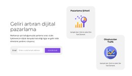 Geliri Artıran Dijital Pazarlama Tam Genişlikte Şablon