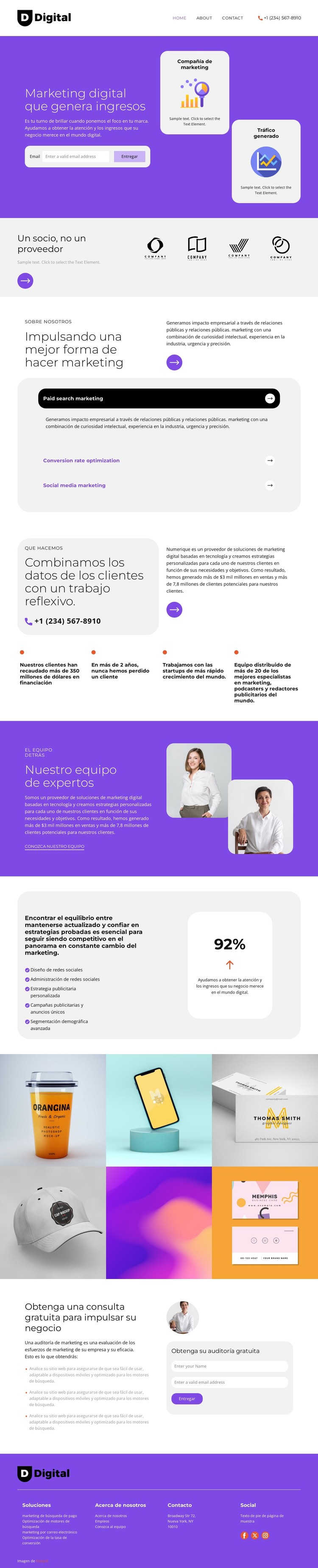 Diseño de redes sociales Plantilla CSS