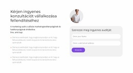 Növekedési Ütemterv – Reszponzív Kialakítás