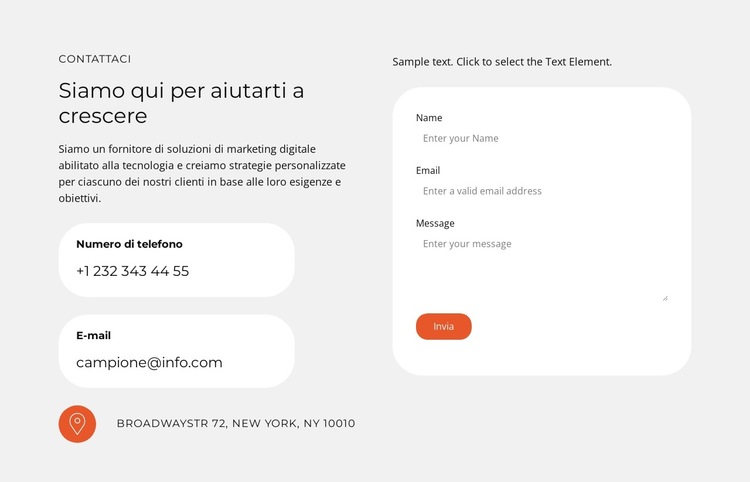 Analizza il tuo sito web Modello di sito Web