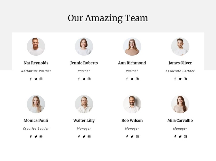 The team of the consulting company CSS Template