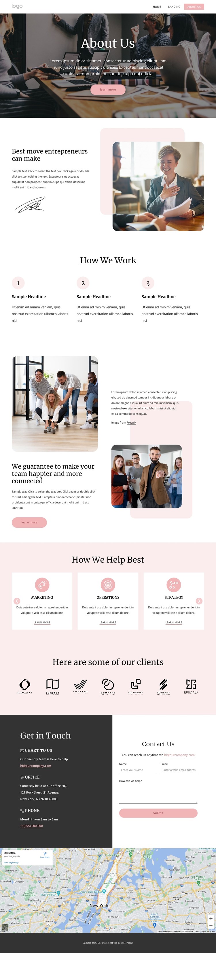 Team building expertise CSS Template