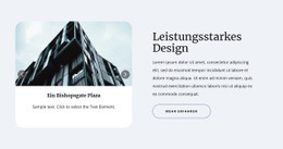 Leistungsstarkes Design