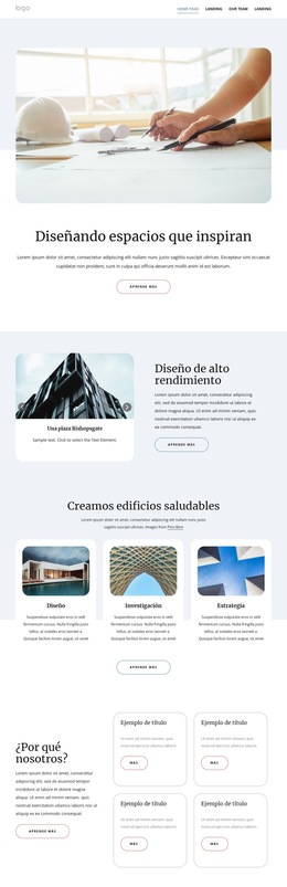 Diseños Arquitectónicos Innovadores. - Plantilla Para Agregar Elementos A La Página