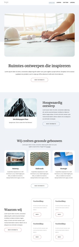 WordPress-Thema Downloaden Voor Innovatieve Architectonische Ontwerpen