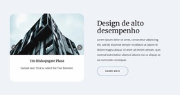 Design De Alto Desempenho - Modelo Joomla Personalizado