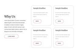 Ready To Use Web Page Design For Texts In Cells