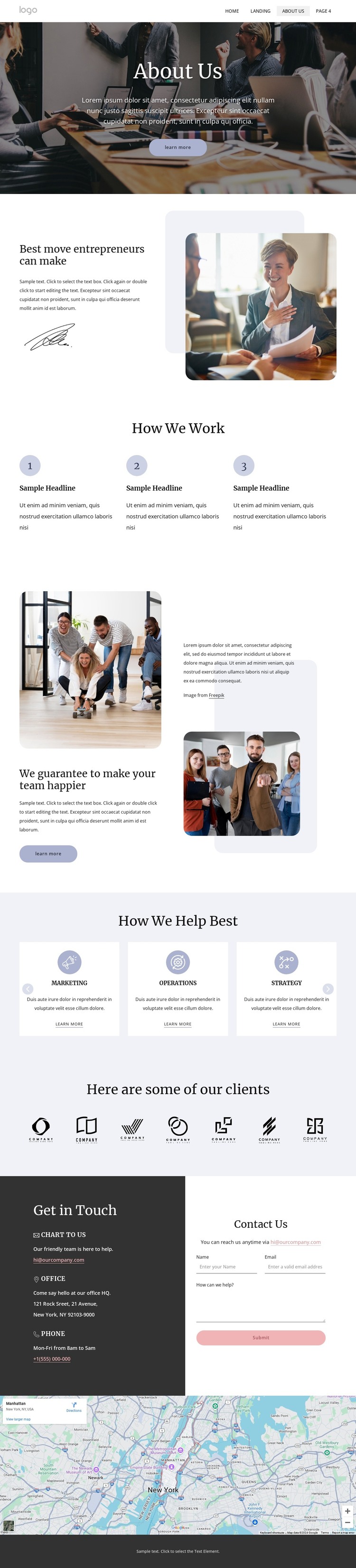 Team building expertise WordPress Theme